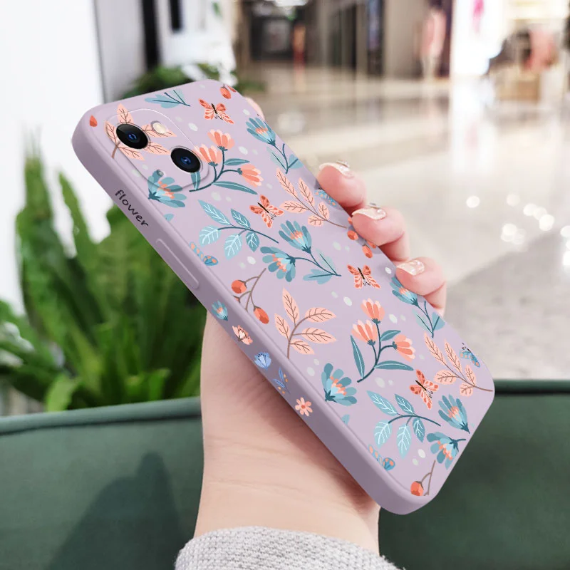 thumbnail image 1 of Funda de teléfono con diseño de jardín romántico para iPhone 16, 15, 14, 13, 12, 11 Pro Max, Mini X, XR, XS MAX, 1 of 5