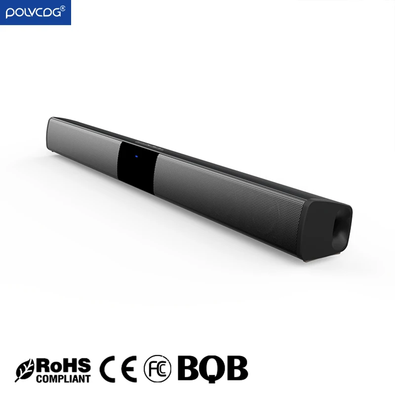 POLVCDG 가정용 무선 블루투스 스피커, 가정용 TV 컴퓨터 바 스피커, 플러그 카드 가능, 원격 지지대 연결, 휴대폰 BS-28