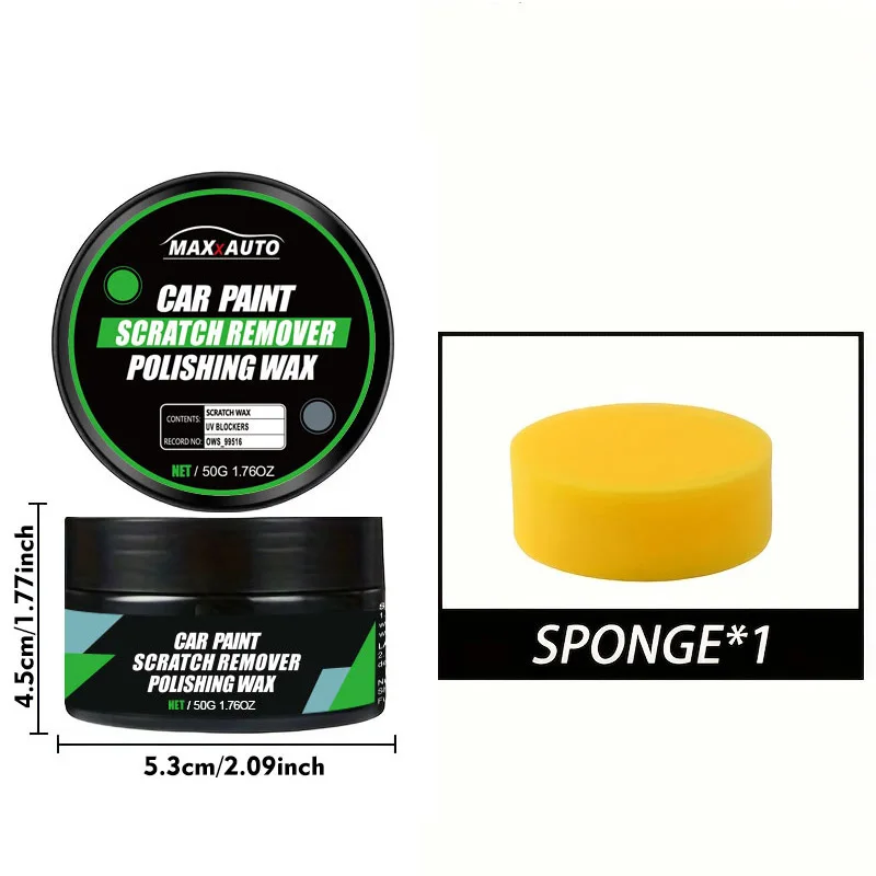 Strumenti per la cura della vernice per la rimozione dei graffi dell'auto Rimozione del turbinio automatico Riparazione dei graffi Lucidatura Composto per molatura della carrozzeria dell'auto Cera antigraffio