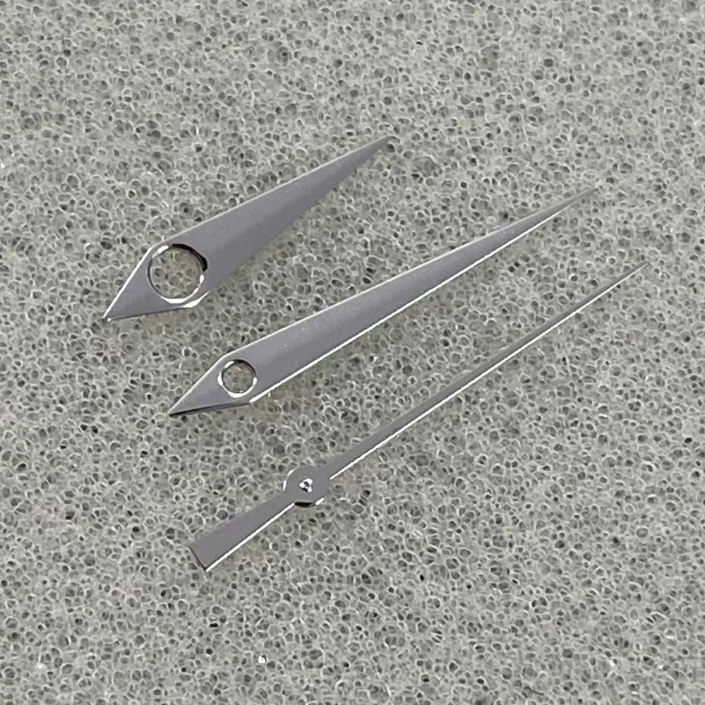 Premium Watch Needle Hands in Silver, Blue, Gold, Green, and Orange - NH35 Collection