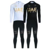 Winter 2024 Cycling  Jersey GOLDEN UAE Bike Jacket Maillot Pants Suit Ropa Ciclismo Team Pro Thermal Fleece BicycleClothing 1