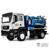 LESU1/14 simulation model toy 4X4 high torque with vacuum tank suction tank full metal chassis 1