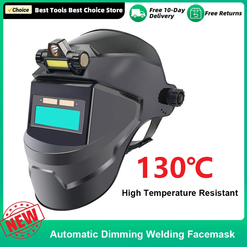 Automatic Welding Mask Large View True Colo Auto Darkening Welding