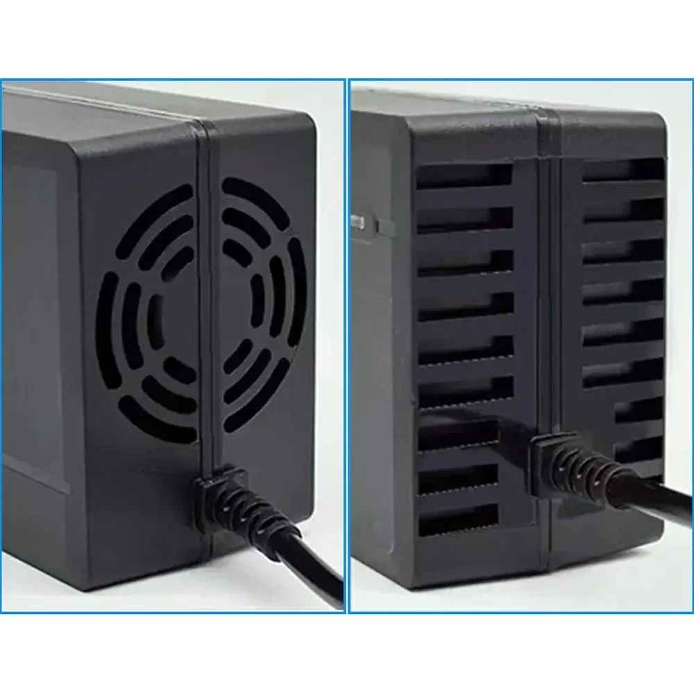 67.2V 2A/3A/5A 60V 16S 60V 배터리용 고속 충전기(냉각팬 포함) 100-240V ? 스마트 지능형 고속 충전기 EU 플러그