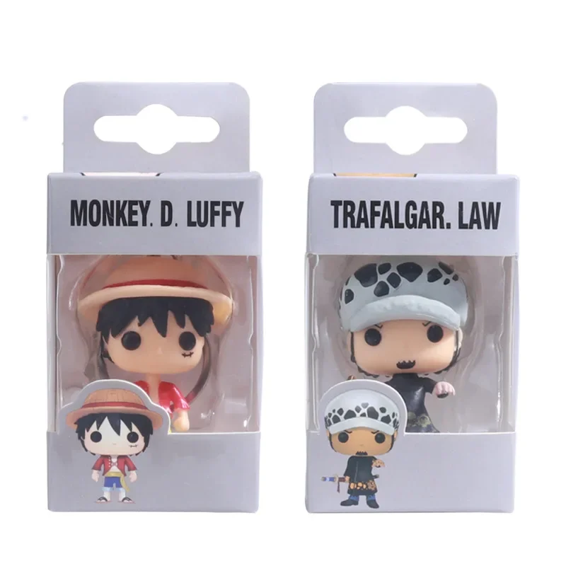 2024 Nuovi Portachiavi One Piece Tony Tony Chopper Monkey. D. Rufy Trafalgar. Law Japanese Cartoon Anime Action Figures Toys
