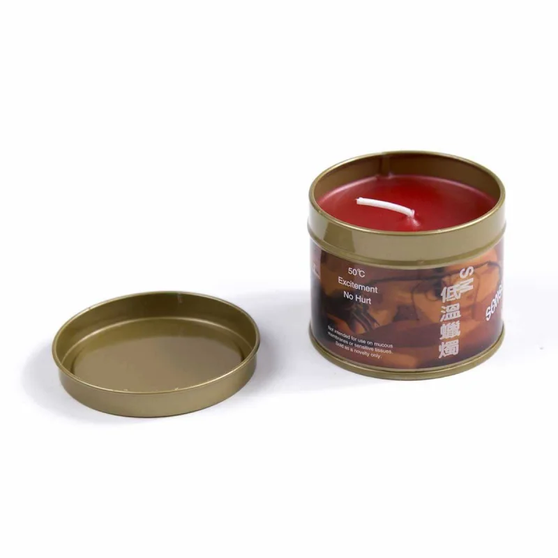 Adult Sex Product Low Temperature Candles Iron Boxed Couple Flirting Wax Drip Training Alternative Play Props
