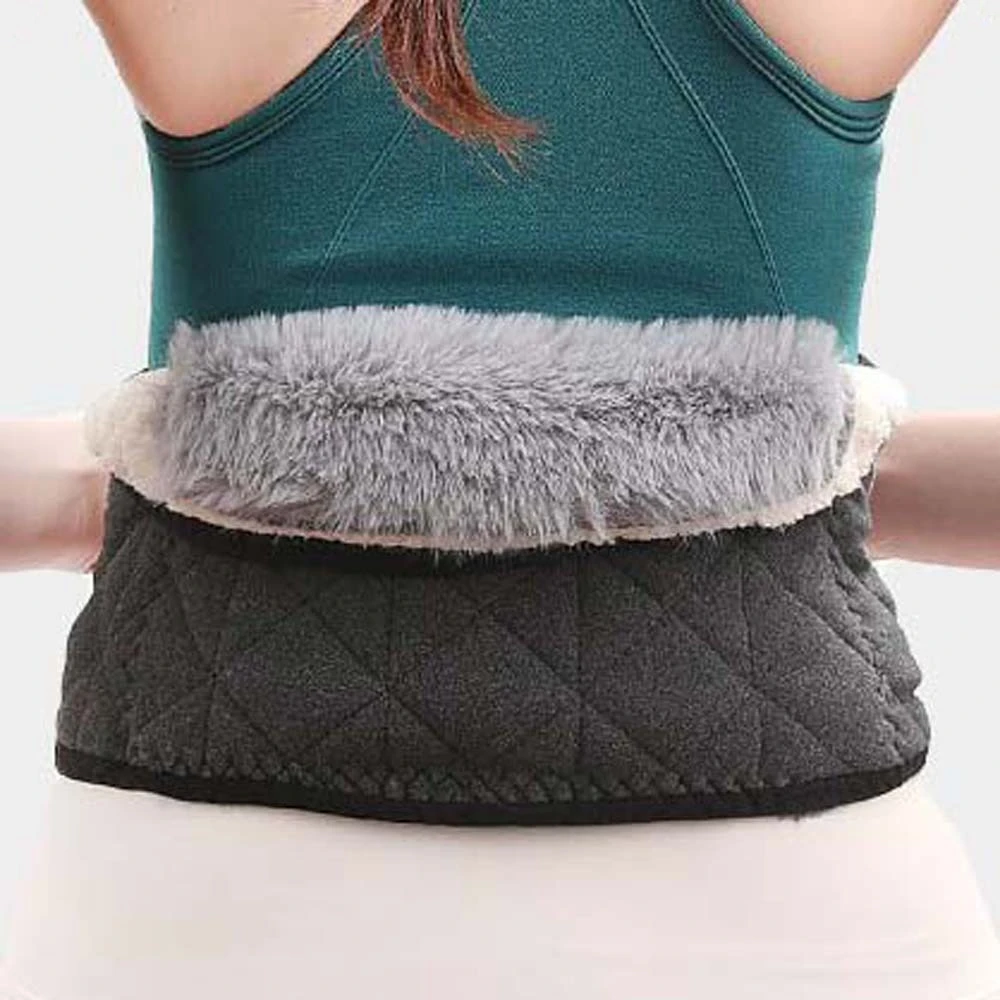 이미테이션 캐시미어 따뜻한 허리 보호대 벨트 요추 보호대 퍼 허리 벨트 카멜 색상 겨울 퍼 허리 벨트 유니섹스
