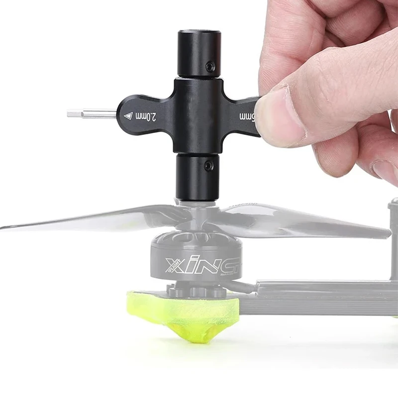 Clé à écrou M3 M5 pour moteur d'hélice drone FPV Racing - 1 pièce noir