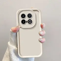 Shockproof Matte Back Cover with Skin Feel - Enhanced Protection Case for Vivo iQOO 13 (Tyjt white)