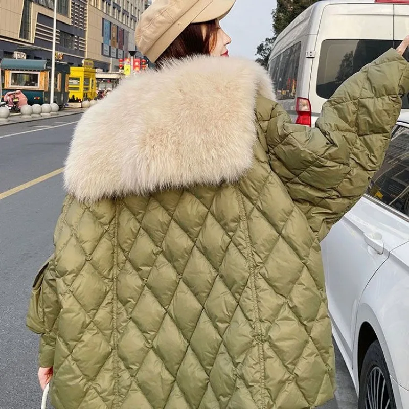 Рисунок 2 - Новинка 2023, женское пуховое пальто из хлопка