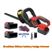 Electric Hedge Trimmer Cordless Household Trimmer Rechargeable Shrub Pruning Saw Tools For Shruber Yard Hedge Cut 1