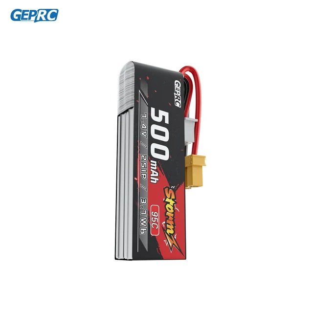 GEPRC Storm LiPo 2S 500mAh 95C Battery TX30 Suitable DarkStar20 Drone RC FPV Quadcopter Freestyle Drone Accessories Parts - Image 3