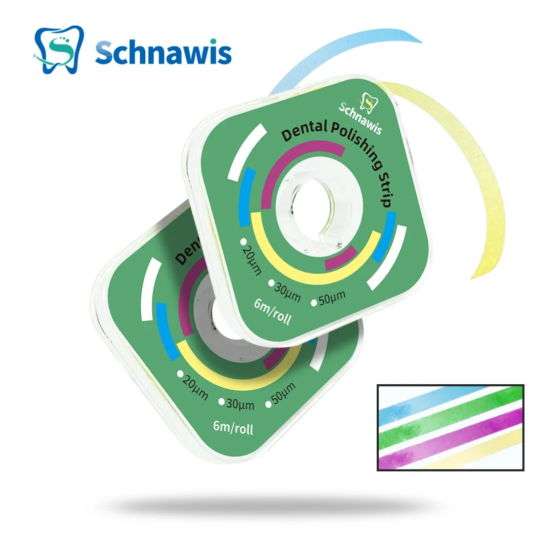 

Полировальная полоса для зубов, односторонняя полимерная щетка для шлифовки зубов, формирования, стоматологического материала, 4 мм * 6 м, аксессуар для зубов, 50 мкм, 30 мкм, 20 мкм