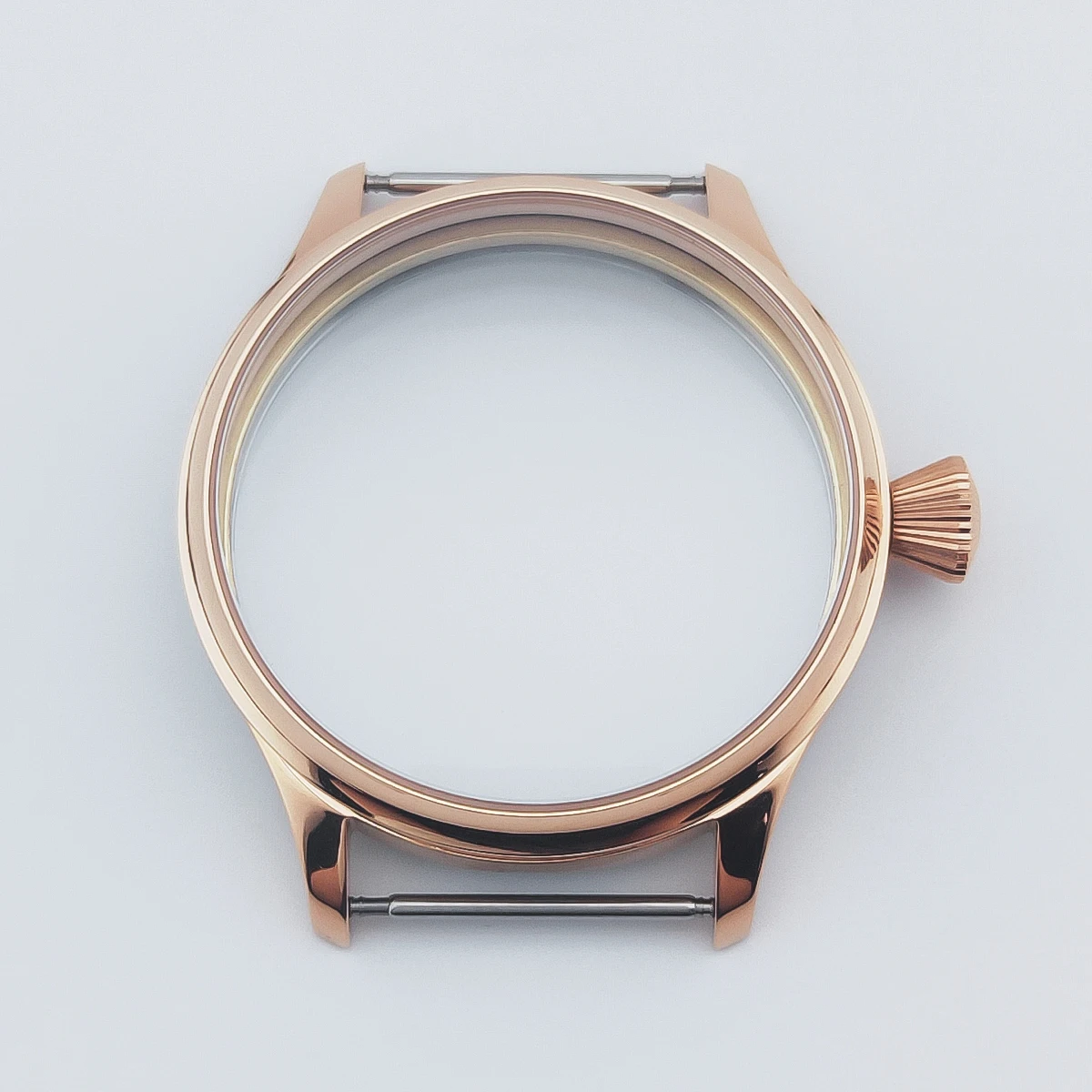 Silver Stainless Steel 44mm Watch Case