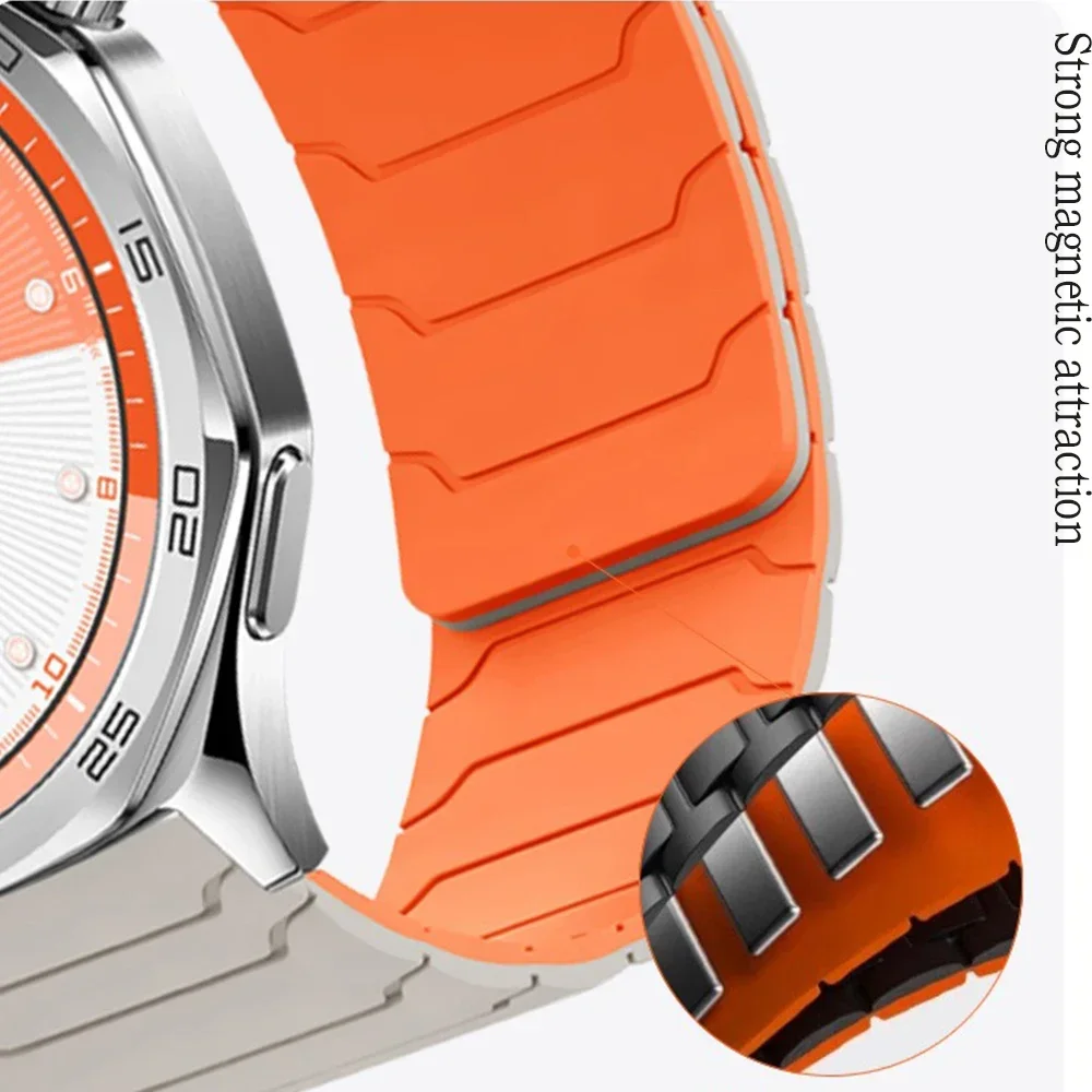 Magnetic Silicone Sports Strap - 22mm/20mm