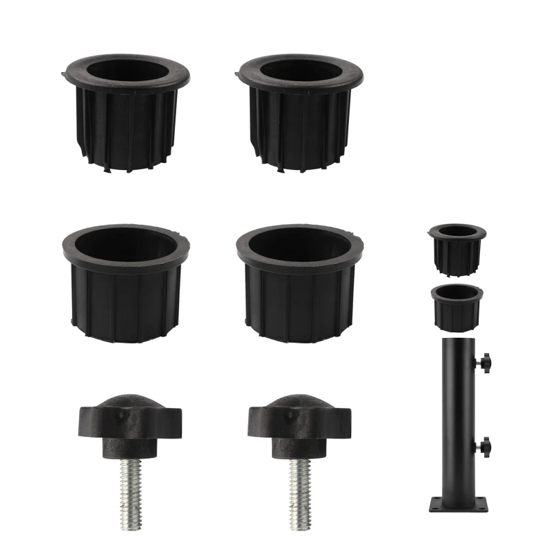 6 Pieces Parasol Base Support Hole Ring Plug Cover Patio Umbrella Stand Replacement Part Swing Chair Repair Spare Parts umbrella stand