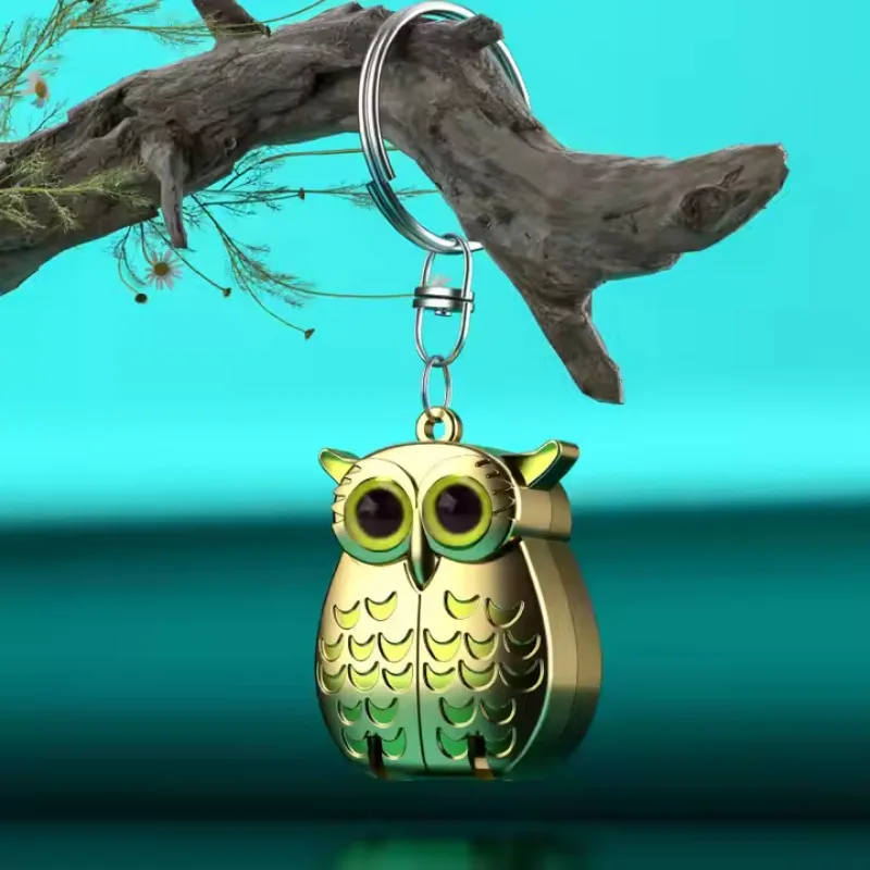New Owl Shape Nail Clipper Stainless Steel Folding Nail Clippers Keychain Portable Tools