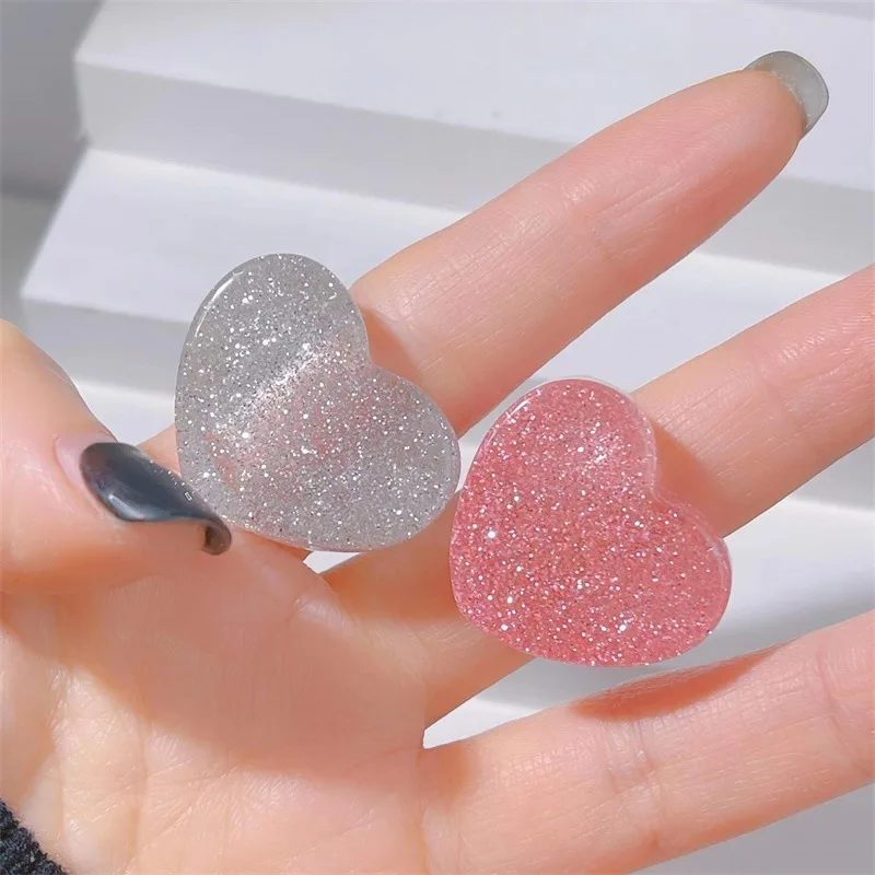 2024 Korean Wave New LeeNow Pink Love Acrylic Ring 3-Color Set Y2K Style Women's Accessories Fashion Jewelry Fans Gift 2