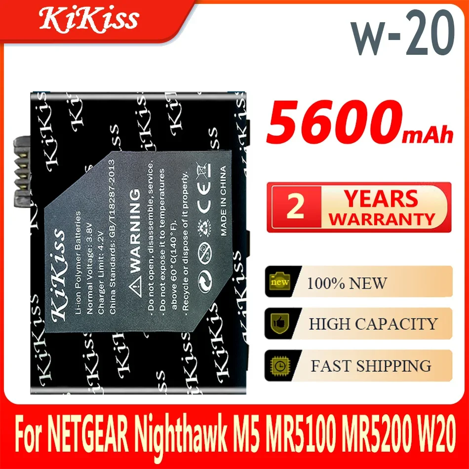 Batteria Di Ricambio Kikiss W-20 Per Netgear Nighthawk M5 Mr5100 Mr5200 W20 Router Wireless Bateria Ricaricabile
