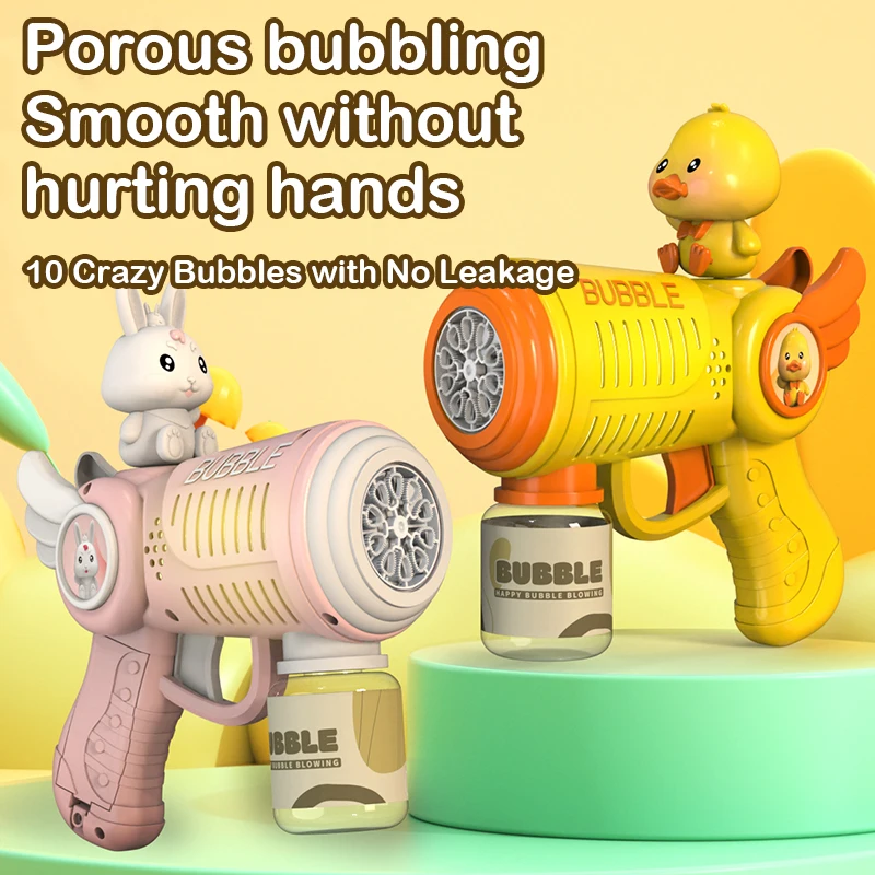 Bubble Blowing Toy Fully Automatic Bubble Blowing Toy Bubble Gun Outdoor Machine Gift Holiday Gift Toy