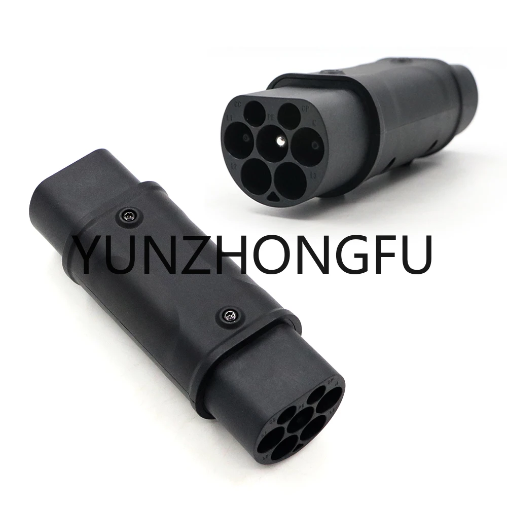 

16A 32A 1P 3P Type 2 To GB/T Adapter Type 2 Male To GB/T Plug Wireless Ev Adapter