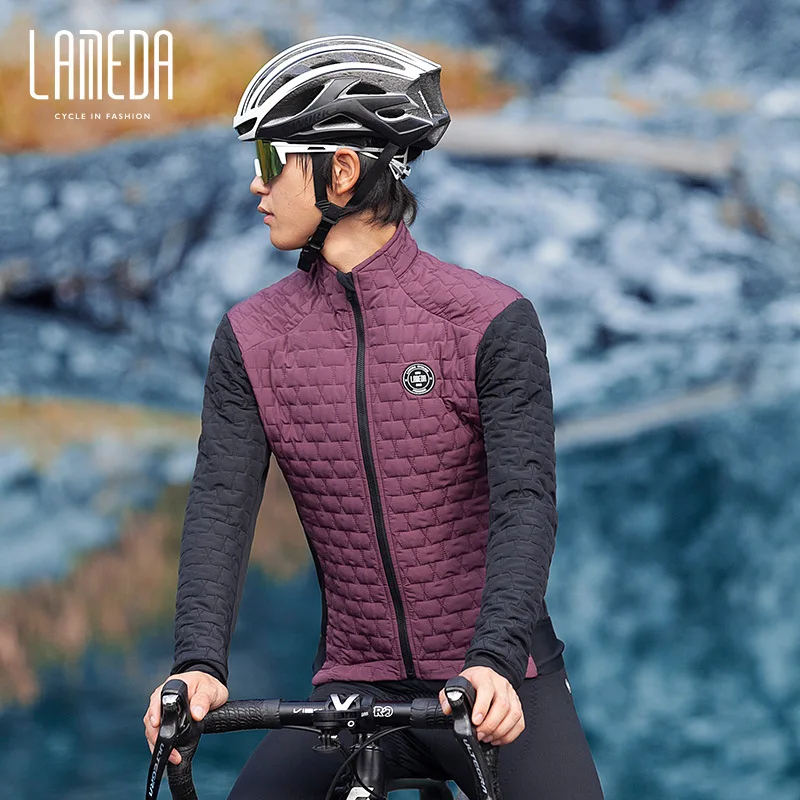 Cycling Jacket LAMEDA Biker Jacket Men and Women Bike Cycling Jacket Autumn Winter Windproof Warm Cycling Men's Cotton
