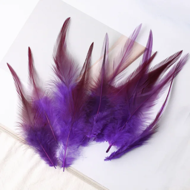 50/100pcs 8-15CM Wholesale feather diy cat toys, colorful pheasant feather handicrafts, accessories and decorative materials 4