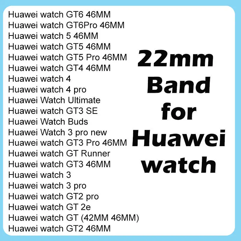 22mm Stainless Steel Business Fashion Metal Watch Band