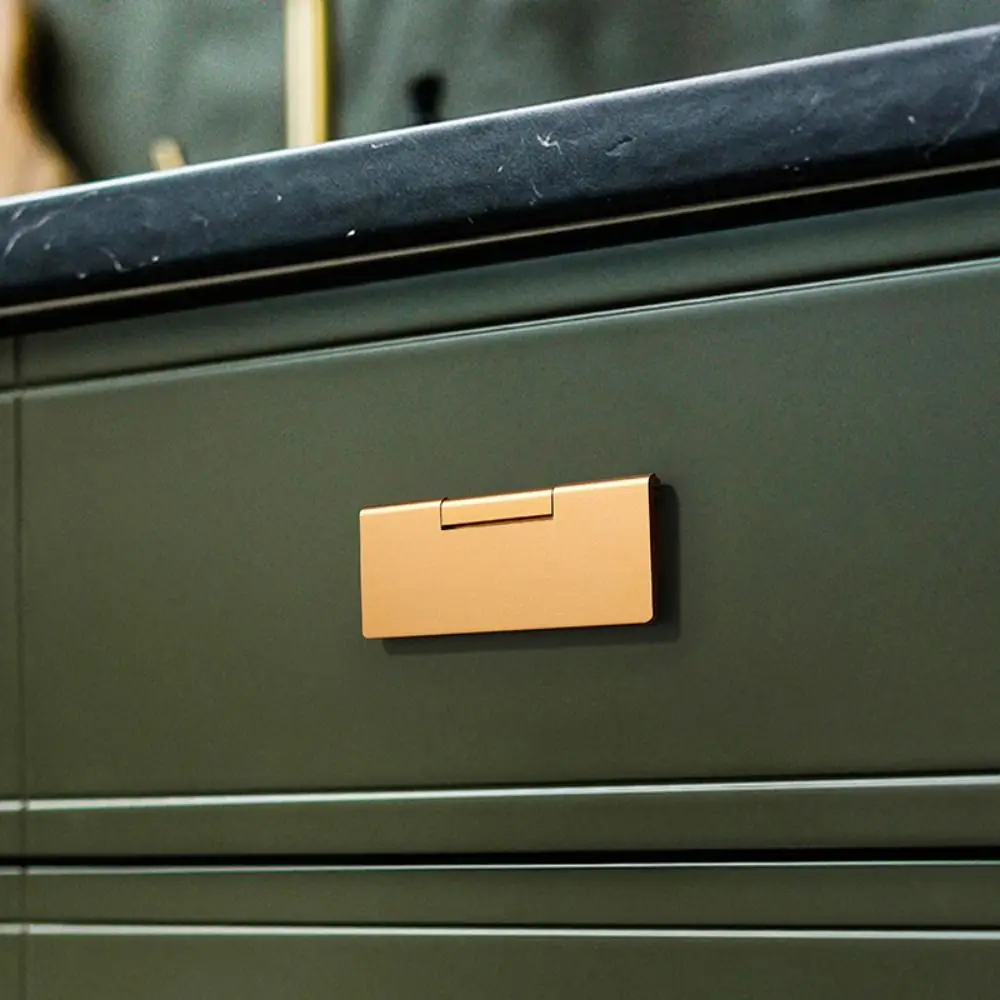 Description Picture 5 of itemModern Style Furniture Handle Metal Fashion Flip Cover Invisible Handle High Quality Flat Design Sliding Door Pull Handle