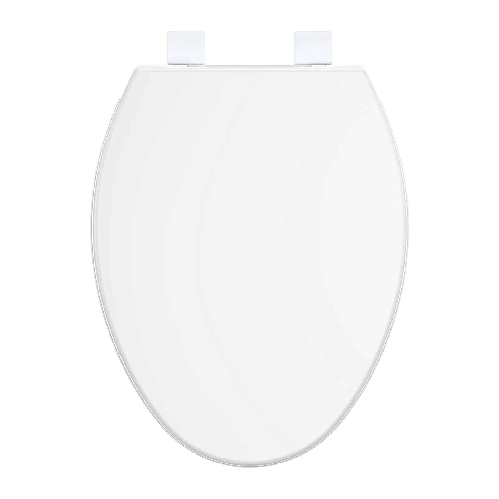 Toilet Seat Elongated Toilet Seat Quick-Release Structure Quick-Attach Hardware & Full Flat with Grip-Tight Bumpers
