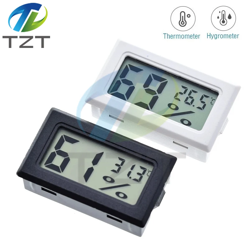 TZT 1/3PCS Miniatur-Digital-LCD-Display, praktische Temperatursensoren für den Innenbereich, Hygrometer, Thermometer, Hygrometer