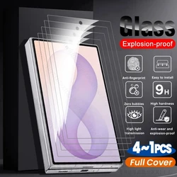 Clear 9H Protective Glass Screen Protector for Samsung Galaxy Z Fold 8 Outer Display (Transparent)