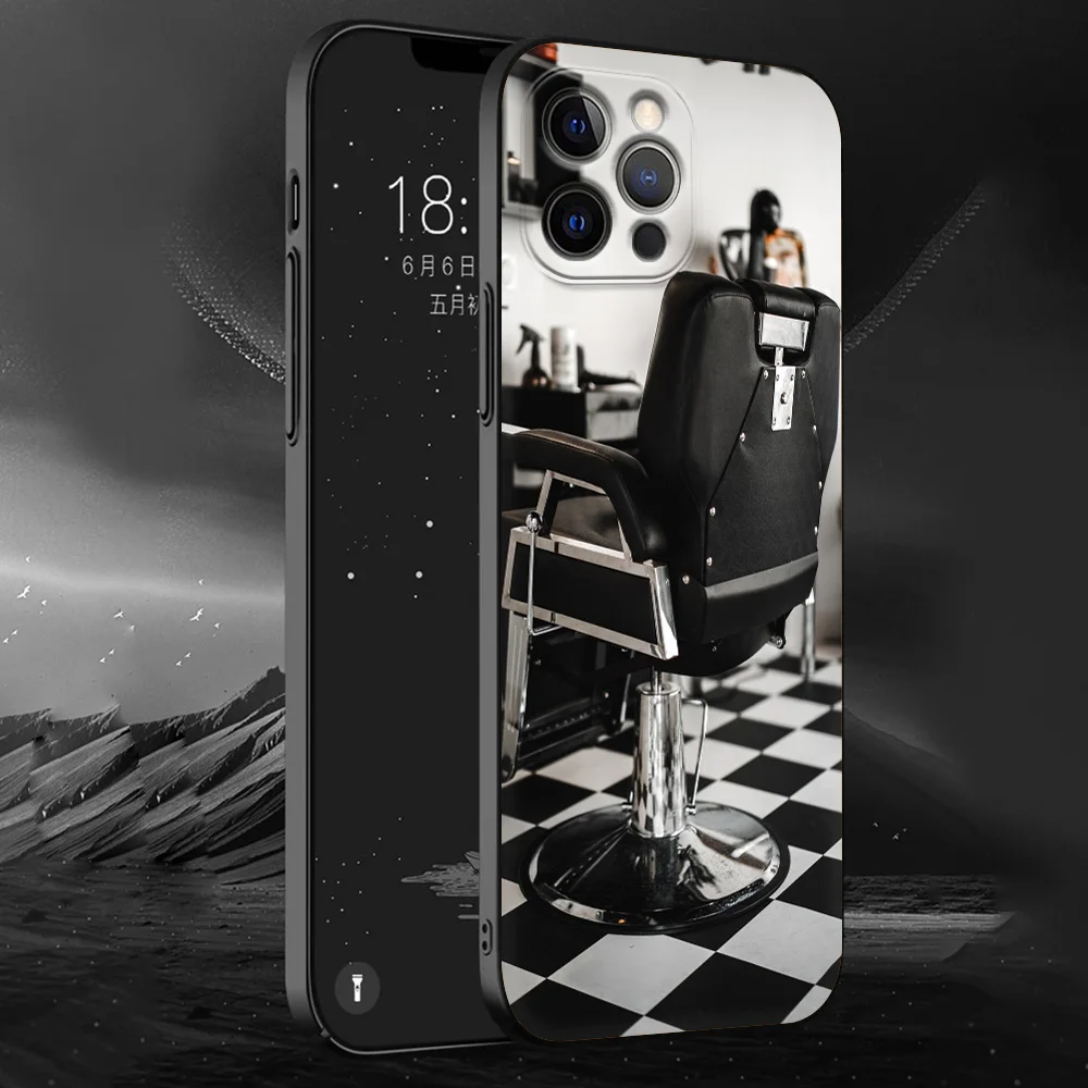 Luxury Barber Shop Hair Stylist Tools Phone Case Cover