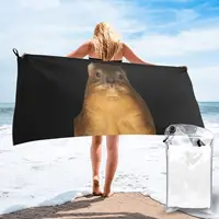 Rock Hyrax Photo Dassie Vampire Potato Beach Towel Soft Microfiber Quick Dry Absorbent Quick Towels For Yoga 1