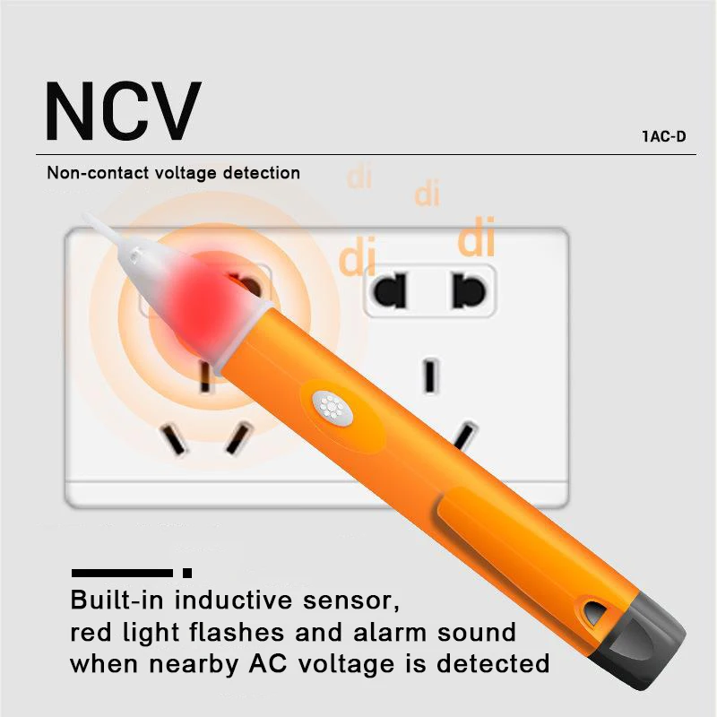 AC Voltage Detectors Smart Non-Contact Tester Pen Meter 90-1000V Current Electric Sensor Test Pencil Household Electrician Tool 5