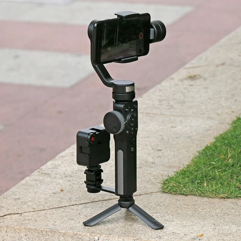 Light Stand Metal Extension Bar 3 Cold Shoe Mounts for Flash LED light Zhiyun Smooth 4/DJI OSMO/Vimble 2 Gimbal LED Light BY-MM1 Microphone light stand photographic light stand tripod mount adapter