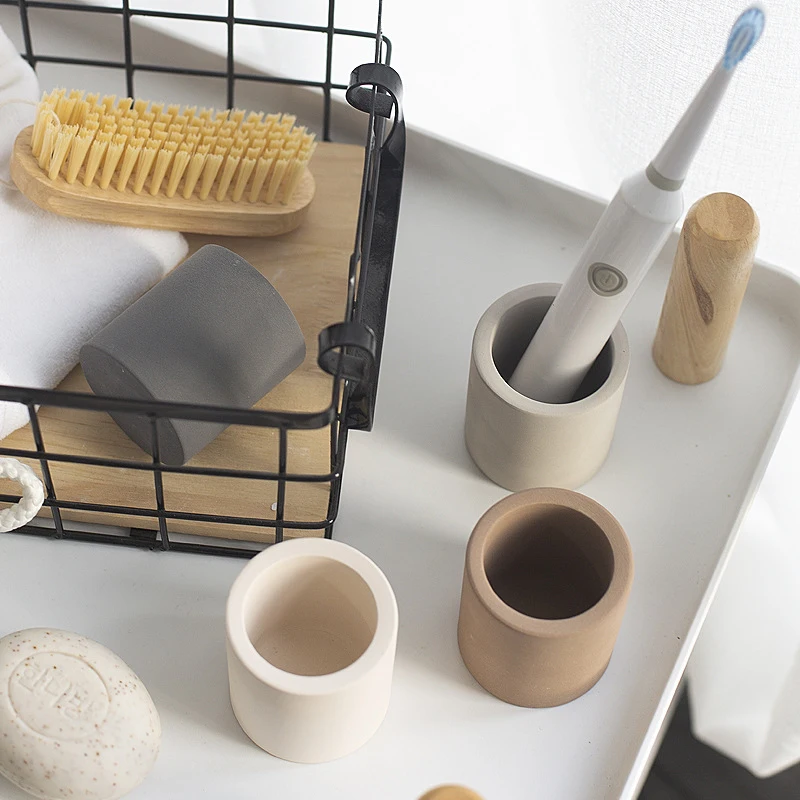Toothbrush Cup Toothbrush Cup Set 1PC Diatomite Quick Water Absorbent