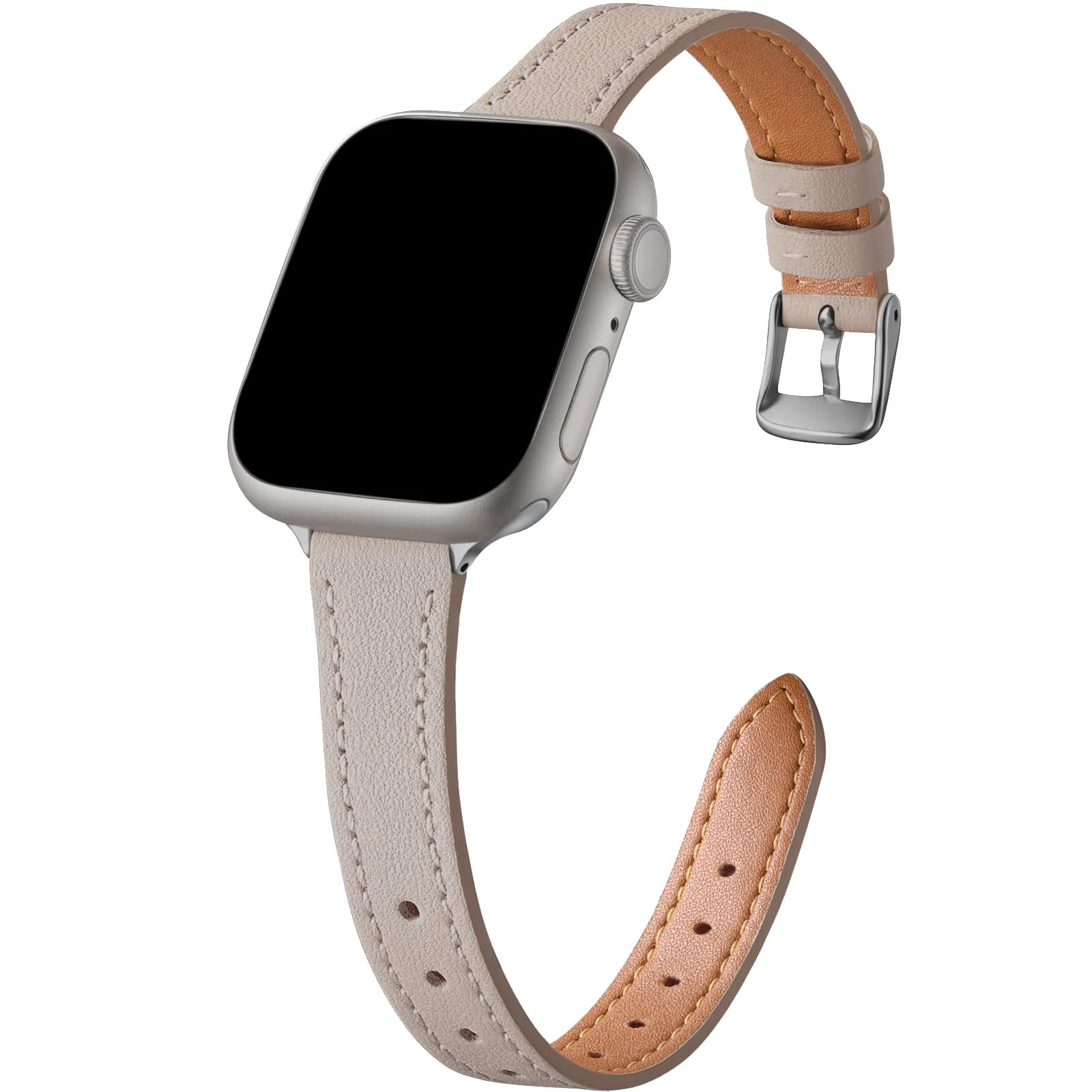 ตัวเลือกสินค้า สายรัดข้อมือหนัง PU สุดหรู สำหรับ Apple Watch