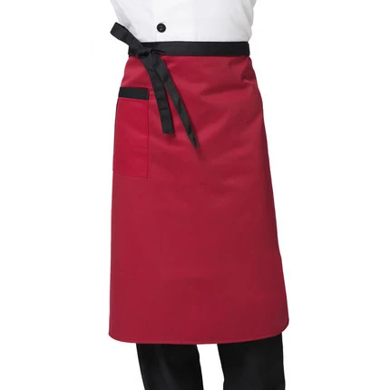Kitchen Cooking Aprons For Woman Men Chef Work Apron For Grill Restaurant Bar Shop Cafes Waiter Work Pinafore Kitchen Supplies