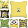 Anime Minions Kawaii Pillow Covers Cartoon Sofa Decorative Home Double-sided Printing Short Plush Cute Cushion Cover 1