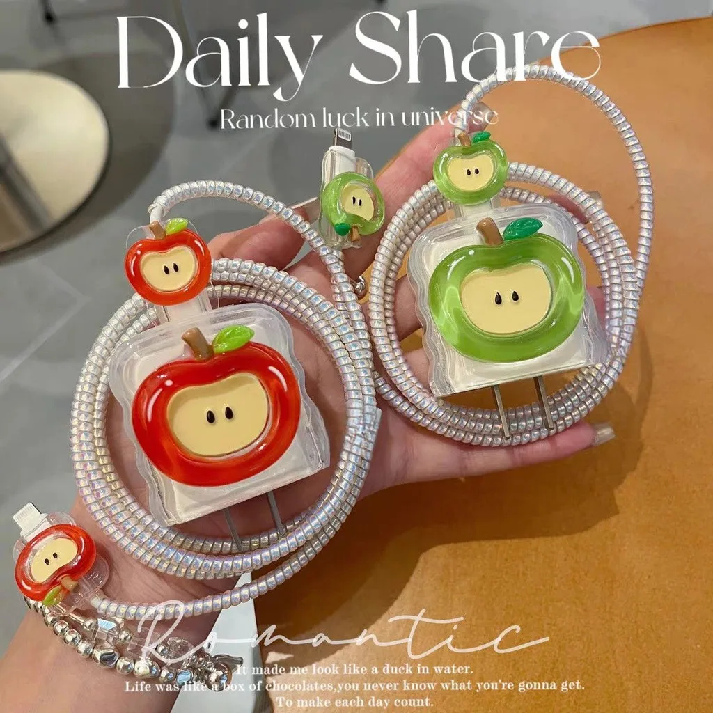 3D Cartoon Charger and Cable Protective Cover