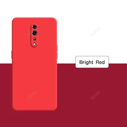 Premium Liquid Silicone Back Cover - Luxury Shockproof Soft High-Quality Case for OPPO Ace 2 (Bright Red)
