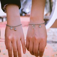 2Pcs/Set Fashion Heart Magnetic Attraction Astronaut Couple Bracelet For Women Men Lock Key Matching Bracelet Friendship Jewelry - Image 4