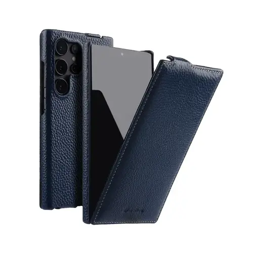 Melkco Premium Flip Cowhide Leather Case for Samsung Galaxy S24 S25 Ultra S24+ S25Plus Luxury Business Full Coverage Phone Cover - Image 10