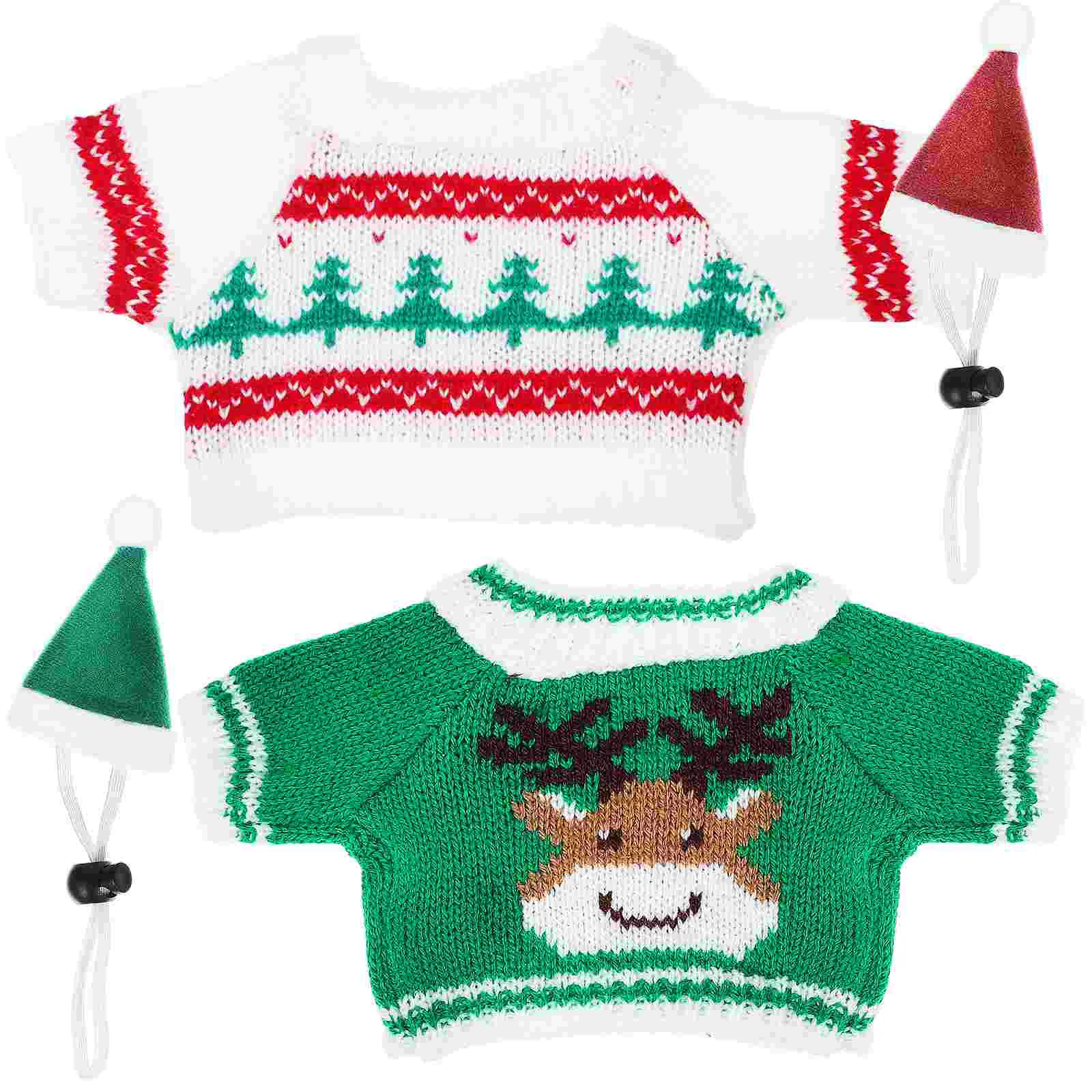 

Guinea Pig Stuff Small Pet Christmas Outfit Winter Mini Sweater Bunny Costume Xmas New Year Pet Clothing Kitten Outfits