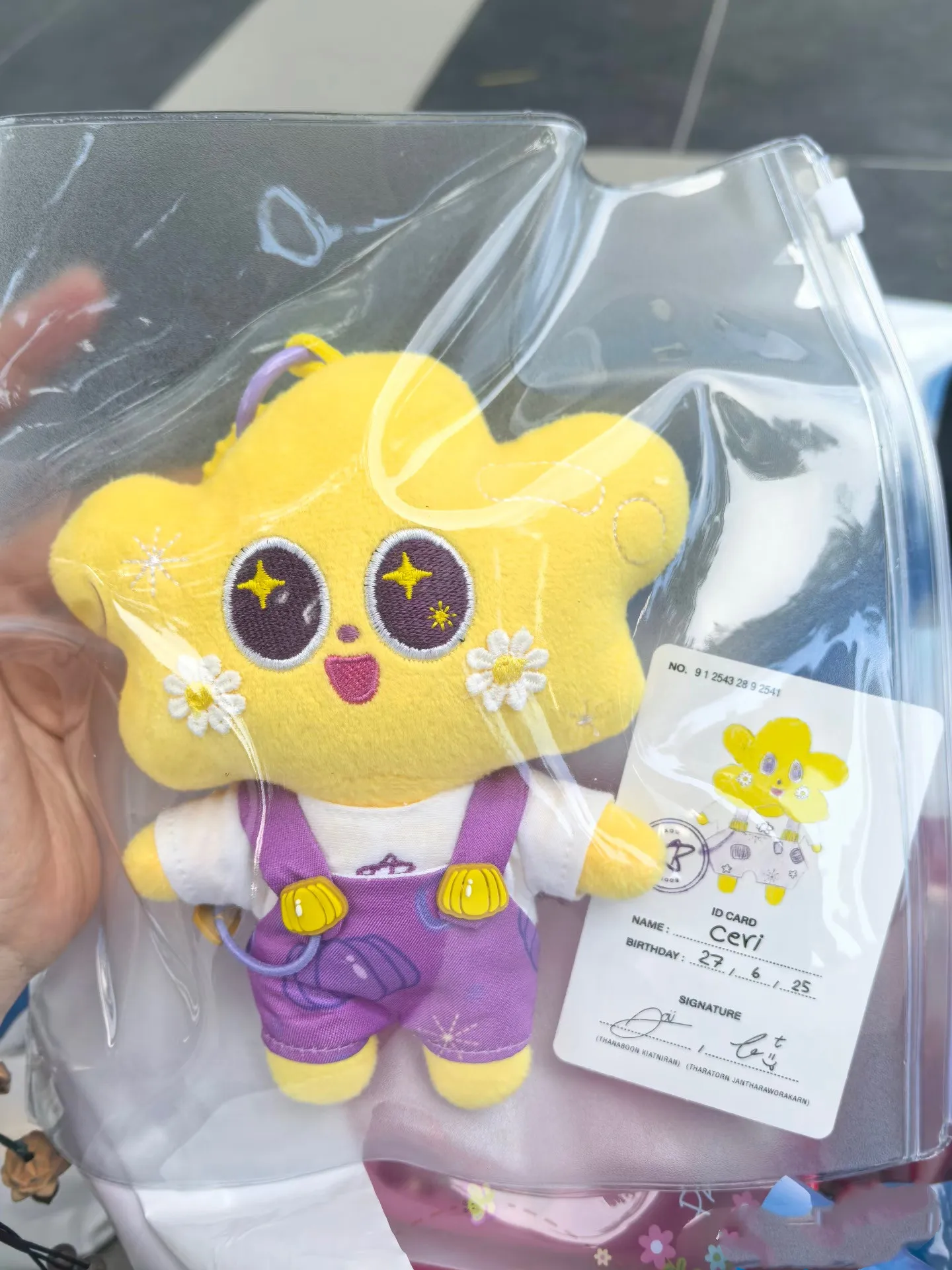 2025 In Stock Thai Star Aouboom Dual Ceri Breezy Ballon Keychain
