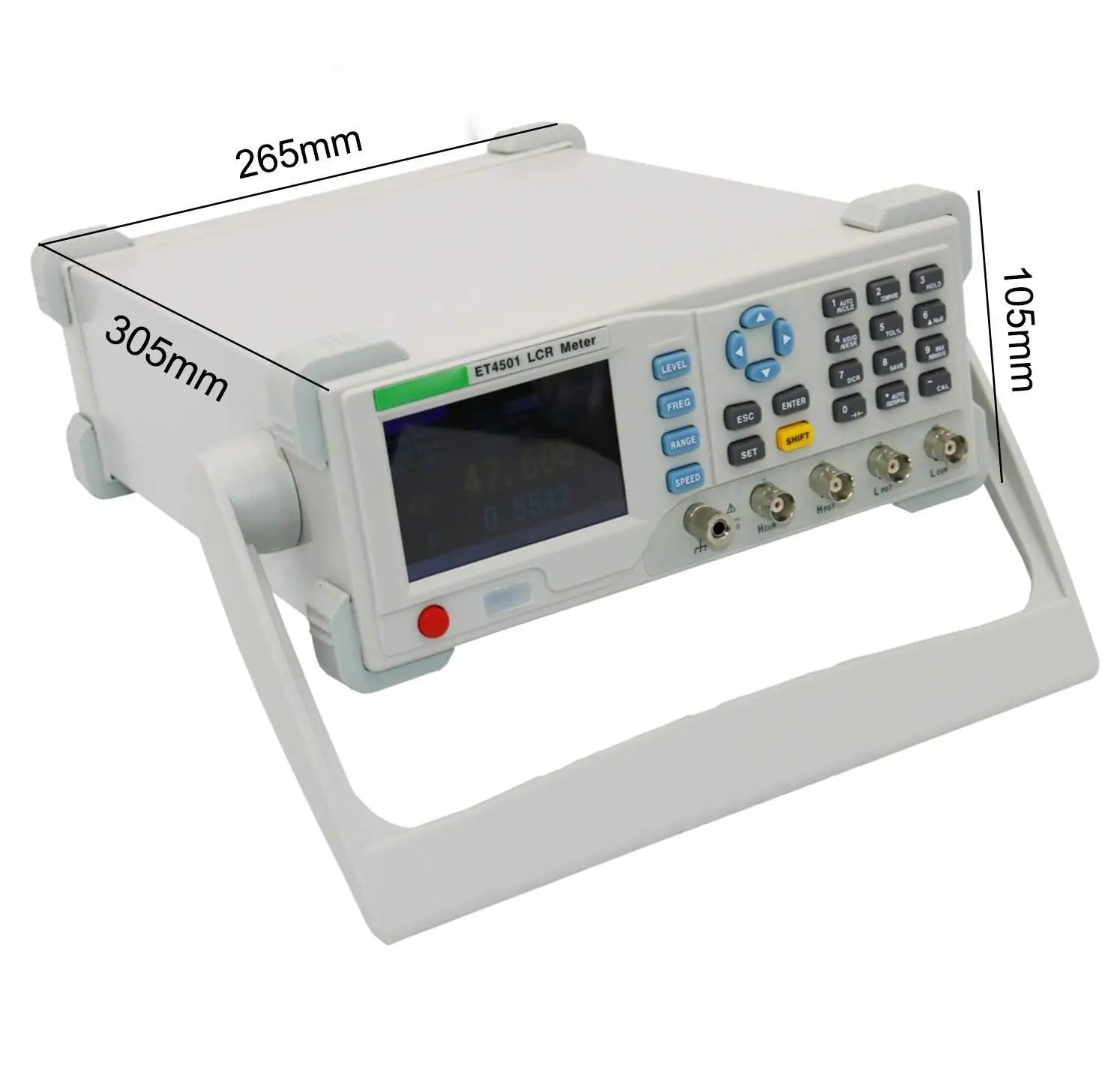 East Tester Benchtop LCR Meter Precision Digital Lab Tester for Apacitance Ground Insulation Resistance Inductance ET4501 ET4510 2