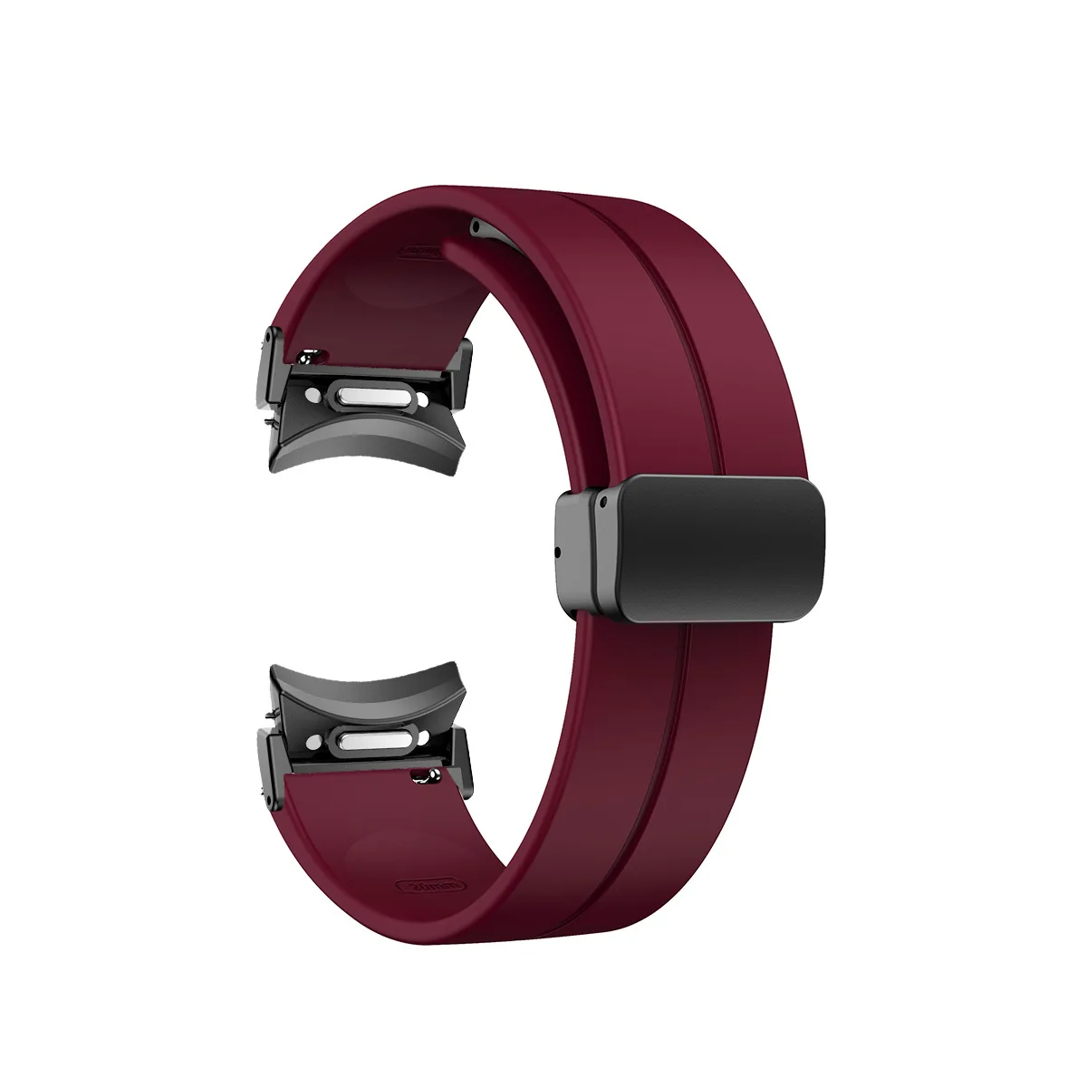 Magnetic Silicone Strap Sport Watchband - Versatile and Stylish Accessory