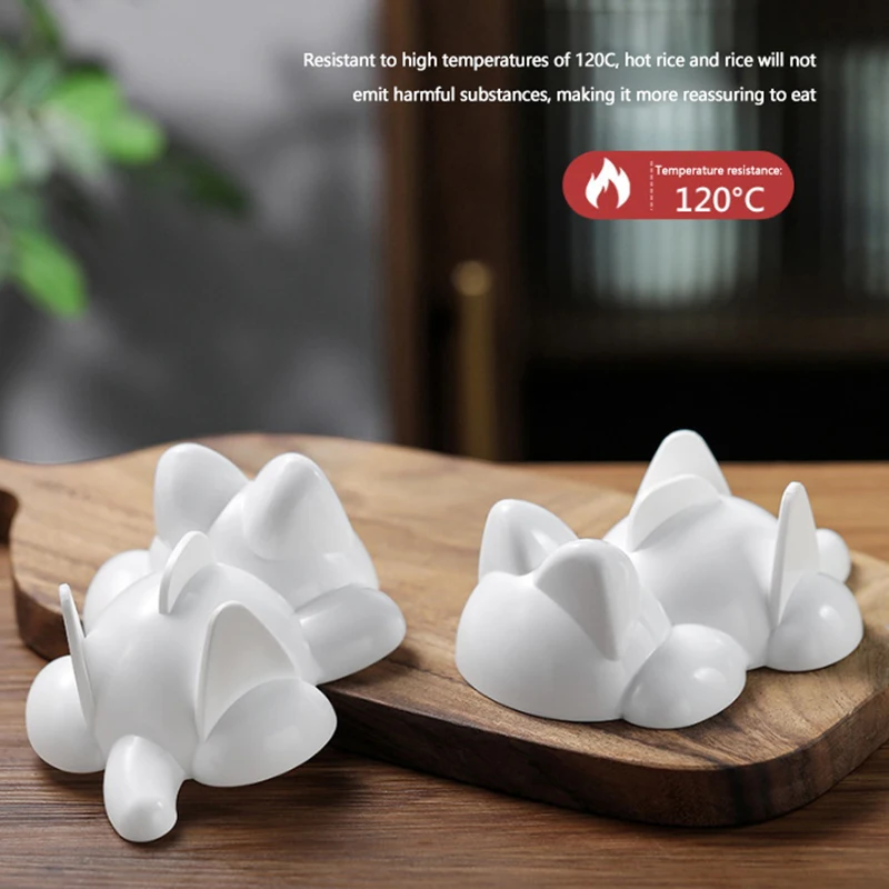 1/2Pcs Cute Sushi Tool Onigiri Molds Cat Animal Shape Sushi Kids Rice Mashed Potato Pumpkin Mash Baking Supplies Kitchen Gadgets