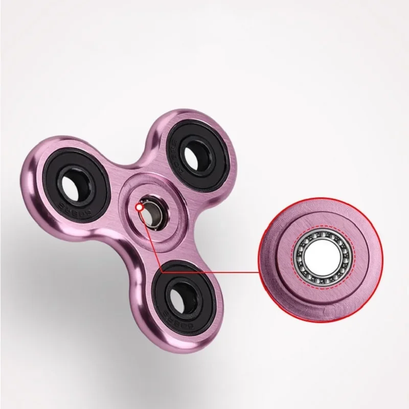 Fidget Finger Spinner Alloy Metal Hand Spinners Stress Relief Decompression Toys For Kids Adults Funny Gifts 5